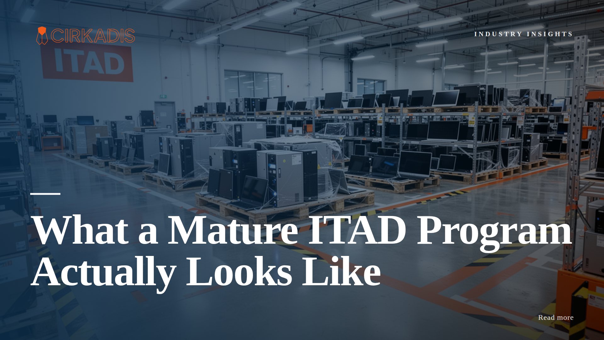 What a Mature ITAD Program Actually Looks Like