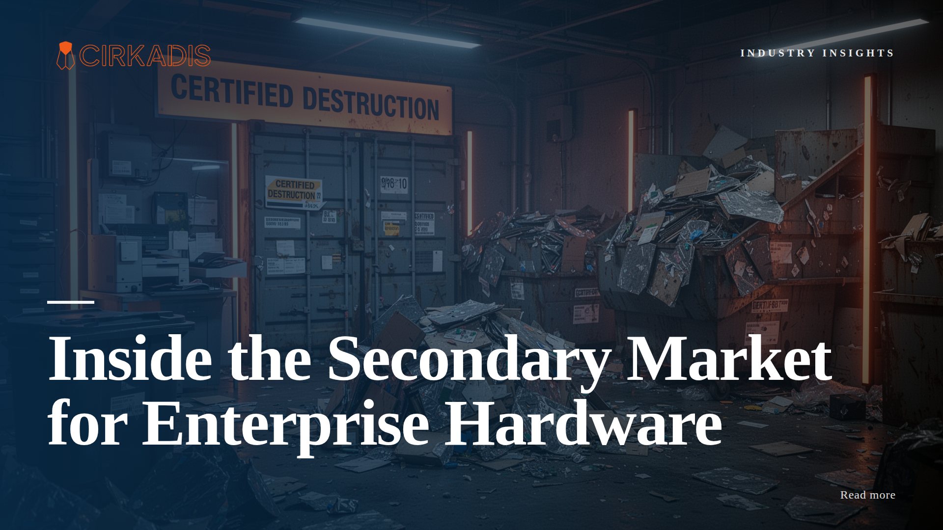 Inside the Secondary Market for Enterprise Hardware
